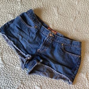 Old Navy Denim Fringe Shorts